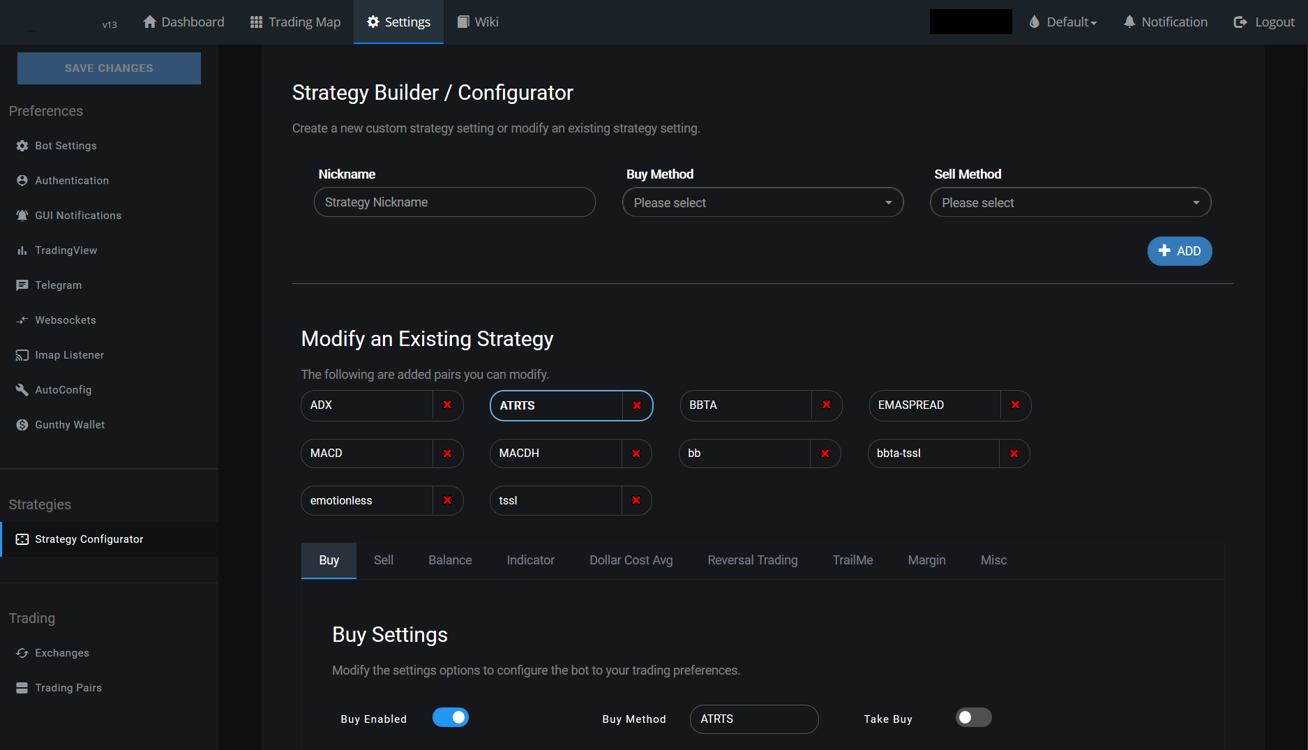 Gunbot, Kraken trading bot